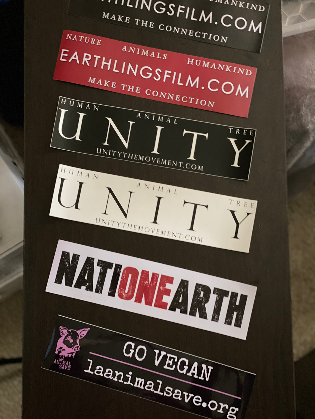 LAAS/Earthlings/Unity/Nation Earth stickers