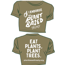 Load image into Gallery viewer, NEW Plant Based Treaty Crop Tee
