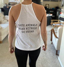Load image into Gallery viewer, LA Animal Save Flowy High Neck Tank
